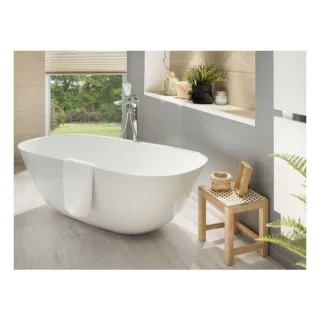 Villeroy und Boch Theano freistehende Badewanne 175x80 cm UBQ175ANH7F200V01 weiß