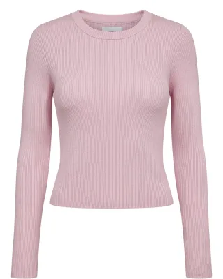 Nümph - NUSHELBA CROPPED PULLOVER pink lady - Gr. - XL