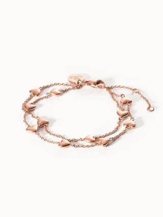PURELEI Alohi Heart Armband, verstellbare Länge