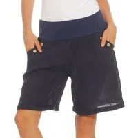 Mississhop Leinenhose 100 % Leinen Damen Shorts Leinenshorts Bermuda kurze Hose 280