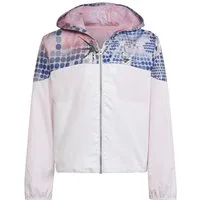 adidas Performance Funktionsjacke Windbreakerjacke Dance Windbreaker weiss/royalblau Mädchen