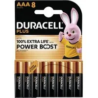 Duracell Duracell Plus Power Boost Micro (AAA)-Batterie Alkali-Mangan 1.5 V 8 Batterie