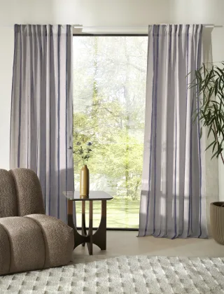 LeGer Home by Lena Gercke Gardine "Zayla" Multifunktionsband 1 Stk. tlg. Leinenoptik, Vielseitiges Multifunktionsband, Verschiedene Längen