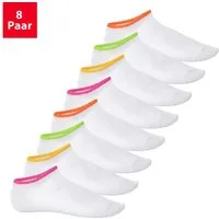 Footstar Sneakersocken Damen & Herren Sneaker Socken (8 Paar) Neon Sportsocken (8-Paar)