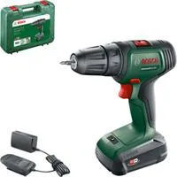 Akku-Bohrschrauber UniversalDrill 18V grün/schwarz, Li-Ionen Akku 2,5Ah, Koffer, POWER FOR ALL ALLIANCE