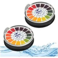 ECENCE Pool-Wassertest 2x PH-Wert Teststreifen Indikator Lackmus Säure