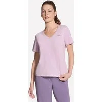 Skechers T-Shirt T-Shirt 1/2 Arm mit 1/2 Arm, für Erwachsene, aus Baumwolle und Elasthan