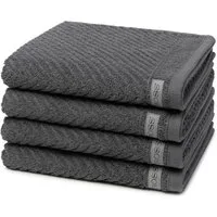 ROSS Handtuch Set Smart, Frottee (Spar-Set, 4-St), 4 X Handtuch im Set - Baumwolle - Saugstark