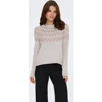 ONLY Strickpullover ONLFRY LS JQ GLITTER O-NECK CC KNT