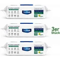 Deep Fresh Multi-Surface Reinigungstücher Weißer Seifenduft 100 Stk Reinigungstücher (Einzelpackung, 100 Reinigungstücher, Mit Backpulver, weißem Essig, extra stark, streifenfreie Reinigung)