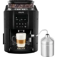 Krups Kaffeevollautomat EA8150, Arabica Display, LCD-Display, Speichermodus, Dampfdüse für Cappuccino