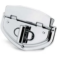 maDDma Eleganter Drehverschluss für Taschen und Geldbörsen Mappenverschluss Gurtstecker, 54 x 38 x 13 mm