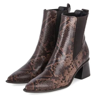 Paul Green Stiefeletten - Gr. 36 - Braun - Leder und Synthetik