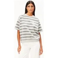Armedangels Sweatshirt BAMIKAA STRIPE Sweatshirt aus 100% Bio-Baumwolle Oversized Fit