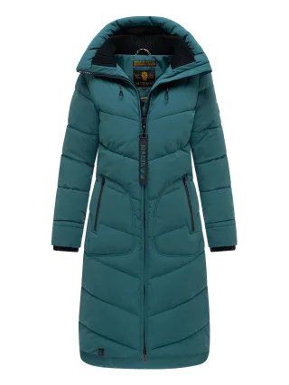 Marikoo Damen Winterjacke Benikoo mit Kapuze & Rippkragen – warm, elegant & funktional