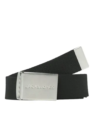 JACK&JONES - JACLONDON WOVEN BELT JNR SN Black - Gr. - 80