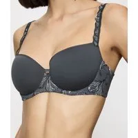 Triumph Halbschalen-BH Wild Iris Florale Spacer-Cups, tiefer Rückenausschnitt, wattiert