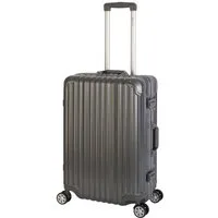 Travelhouse Hartschalen-Trolley London, 4 Rollen, Polycarbonat-Hartschale Aluminium-Rahmen TSA-Schloss Schnappverschluss