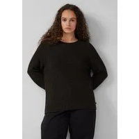 QS Longpullover Strickpullover Melierter Strickpullover