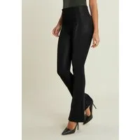 Freddy Schlaghose WRUP HiGH WAIST Superskinny Miniflare hohe Leibhöhe, glänzende Optik