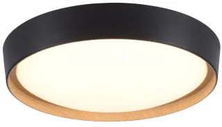 JUST LIGHT LED-Deckenleuchte 14347-18 schwarz, 29 W, 3400 lm, 3000 K