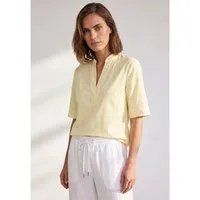 MORE&MORE Kurzarmbluse moderne Stretch-Schlupfbluse