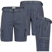 SUBLEVEL Cargoshorts Herren Cargo Shorts kurze Hose Bermuda Knielang Short Sommer + Gürtel