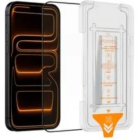 Wigento Handyhülle Für Apple iPhone 17 Pro Max SnapFit Premium Glas Installationshilfe, 9H Härte, kratzfest, stoßfest, Installationshilfe, Oleophob