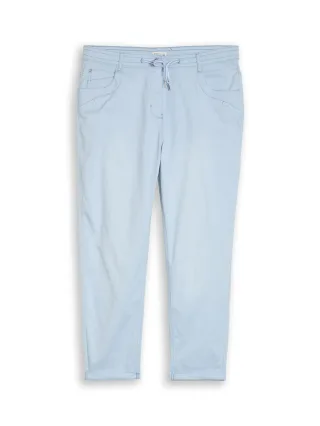 Tom Tailor - Plus Size - Cropped Slim Hose kentucky blue - Gr. - 48/28