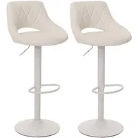 MCW Barhocker MCW-N64-2 (Set, 2er), Einfarbiges Design