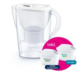 Brita Marella weiß inkl. 1x ALL-in-1, 1x Extra Kalk