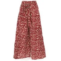 Guru-Shop Relaxhose Luftige Sommerhose mit Kokosschnalle, Boho.. alternative Bekleidung