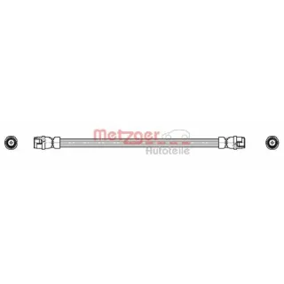 Metzger Bremsschlauch hinten Mercedes A Klasse