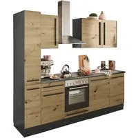 BASIC by Balculina Küchenzeile Jazz, Breite 250 cm, wahlweise mit E-Geräten