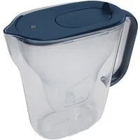 BRITA Wasserfilter Style Essential Wasserfilter 2,4L graublau + 2x Maxtra Pro Kartuschen
