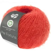 LANA GROSSA PER FORTUNA Häkelwolle, 190 m (flauschiges Kettengarn aus Bio-Baumwolle mit GOTS-Zertifikat), 50 g