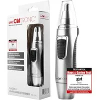 CLATRONIC Nasenhaartrimmer NE 3595, Nasenhaartrimmer, auch für Ohrhaare, mit Licht