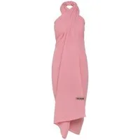 Knit Factory Pareo Liv Pareos 180x130 cm Glatt Rosa, Pareo Tuch Strandtuch Umhängetuch
