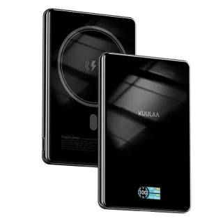 KUULAA KL-YD89 20W 38.7Wh 10000mAh Qi2 Magnetic Wireless Power Bank with Smart Digital Display External Battery Power Su