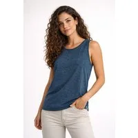 Skratta Tanktop Shirttop Lockeres Tank-Top Hanf Damen Casual Fit