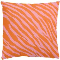 Bilderdepot24 Dekokissen drinnen Kissenhülle/ Sofakissen/ Zierkissen orange Muster Pop Art, Bezug mit / ohne Füllung Zierkissen Outdoor Sofa Bett