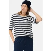 camel active T-Shirt mit Streifenmuster Kurzarm