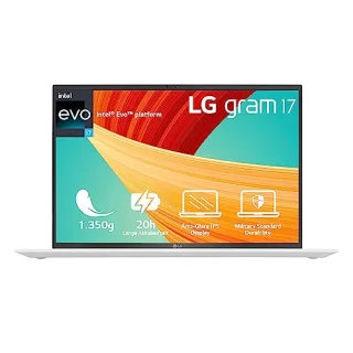 LG gram 17 (2023) [17'' Core i7-1360P 22GHz 16GB RAM 1TB SSD Intel UHD Graphics Win 11 Home] weiß