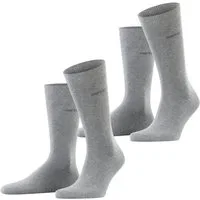 Esprit Socken Basic Uni (2-Paar, 2er Pack) mit hohem Baumwollanteil atmungsaktiv