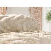 Wohndecke Felldecke (Kunstfell) "Polarwolf"- Premium superfein, Wohnen und Accessoires GmbH & Co. KG, Felloptik
