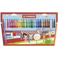 STABILO Filzstift STABILO power Filzstift - 2 mm - 30er Set