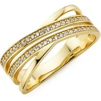 Aniston JEWELRY & WATCHES Fingerring Schmuck Geschenk Silbering, mit Zirkonia (synth)