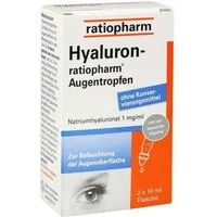 ratiopharm GmbH Augenpflege-Set HYALURON-RATIOPHARM Augentropfen 20ml