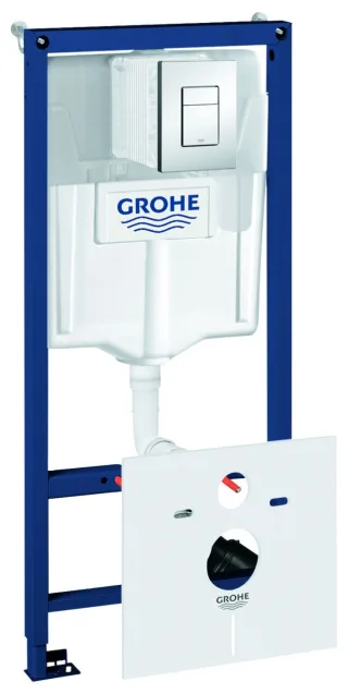 Grohe Rapid SL 5-in-1 Set für WC 38827, 1,13 m Bauhöhe für Vorwand/Ständerwand 38827000
