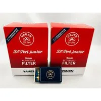 VAUEN Aktivkohlefilter Dr. Perl Pfeifen Filter 2 x 180 9mm Filter 360 Stück + Zündhölzer, Zubehör für alle 9mm Filter Pfeifen